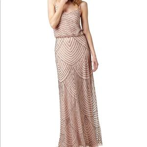 Adrianna papell beaded gown